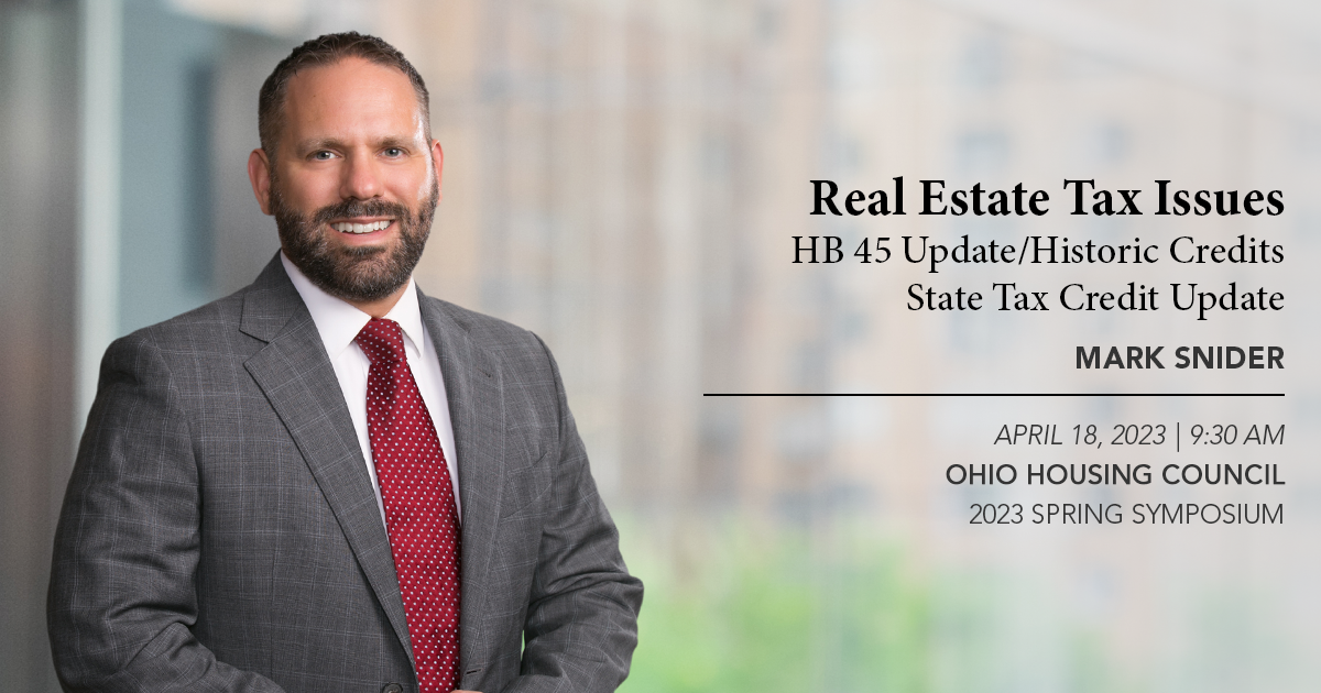 Real Estate Tax Issues