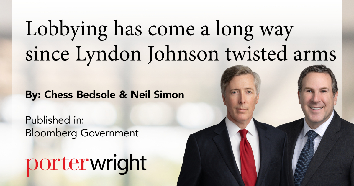 Lobbying has come a long way since Lyndon Johnson twisted arms
